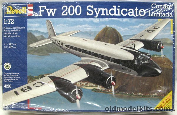 Revell 1/72 Focke-Wulf FW-200 Syndicato  Condor Limitada - Brazilian 1940 / BOAC England May 1940, 4216 plastic model kit